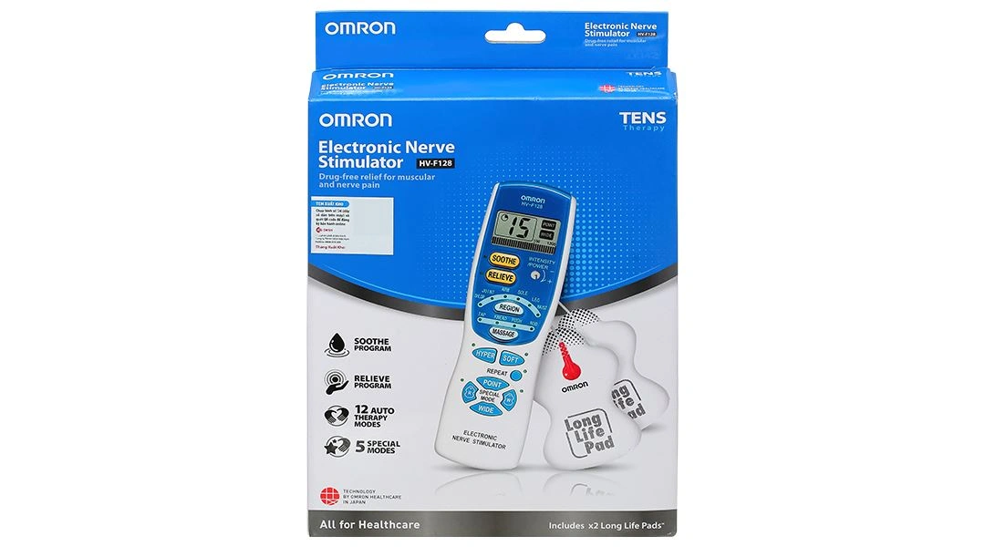 Máy massage toàn thân xung điện trị liệu Omron HV-F128 - 8