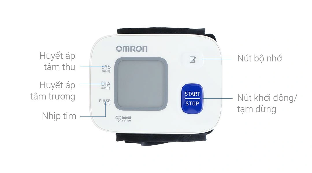 Máy đo huyết áp cổ tay Omron Hem-6161 - 2