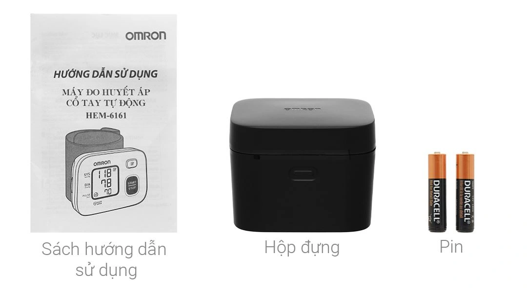 Máy đo huyết áp cổ tay Omron Hem-6161 - 4