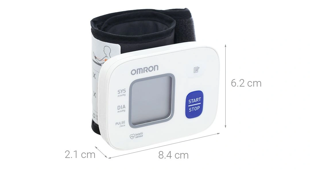 Máy đo huyết áp cổ tay Omron Hem-6161 - 1