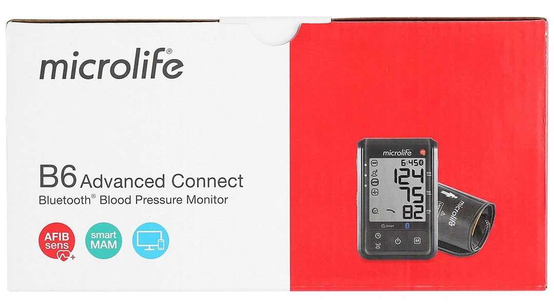 Máy đo huyết áp bắp tay Microlife B6 Advanced Connect - 12