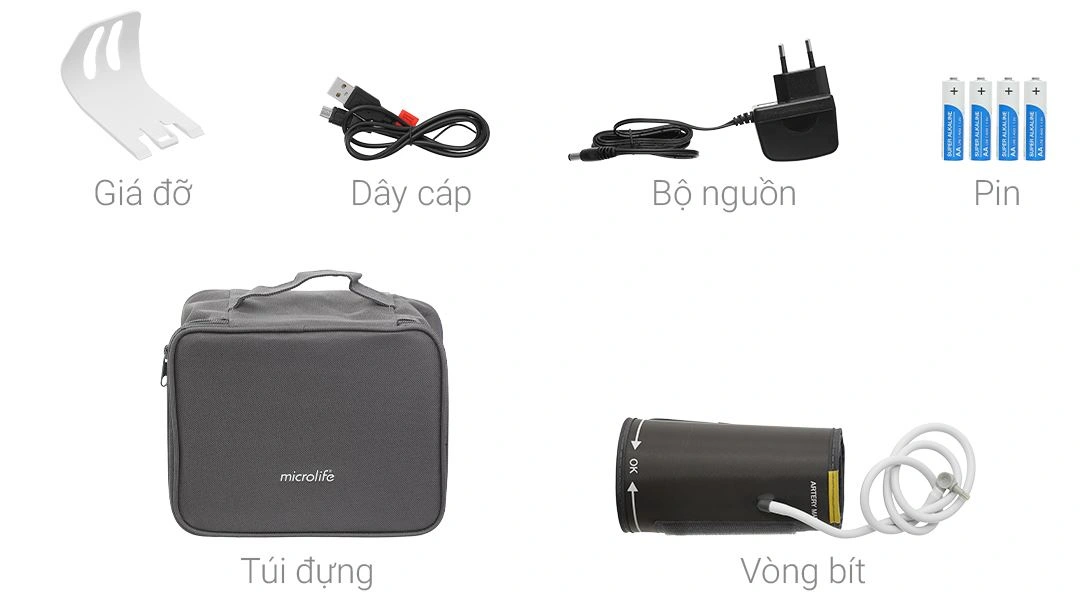 Máy đo huyết áp bắp tay Microlife B6 Advanced Connect - 7