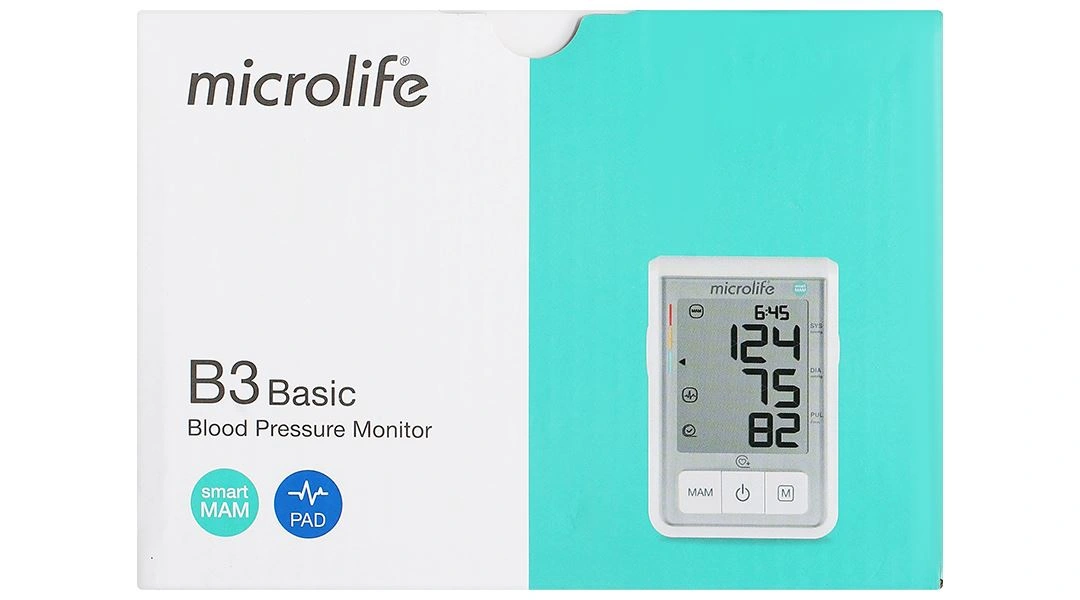 Máy đo huyết áp bắp tay Microlife B3 Basic - 12