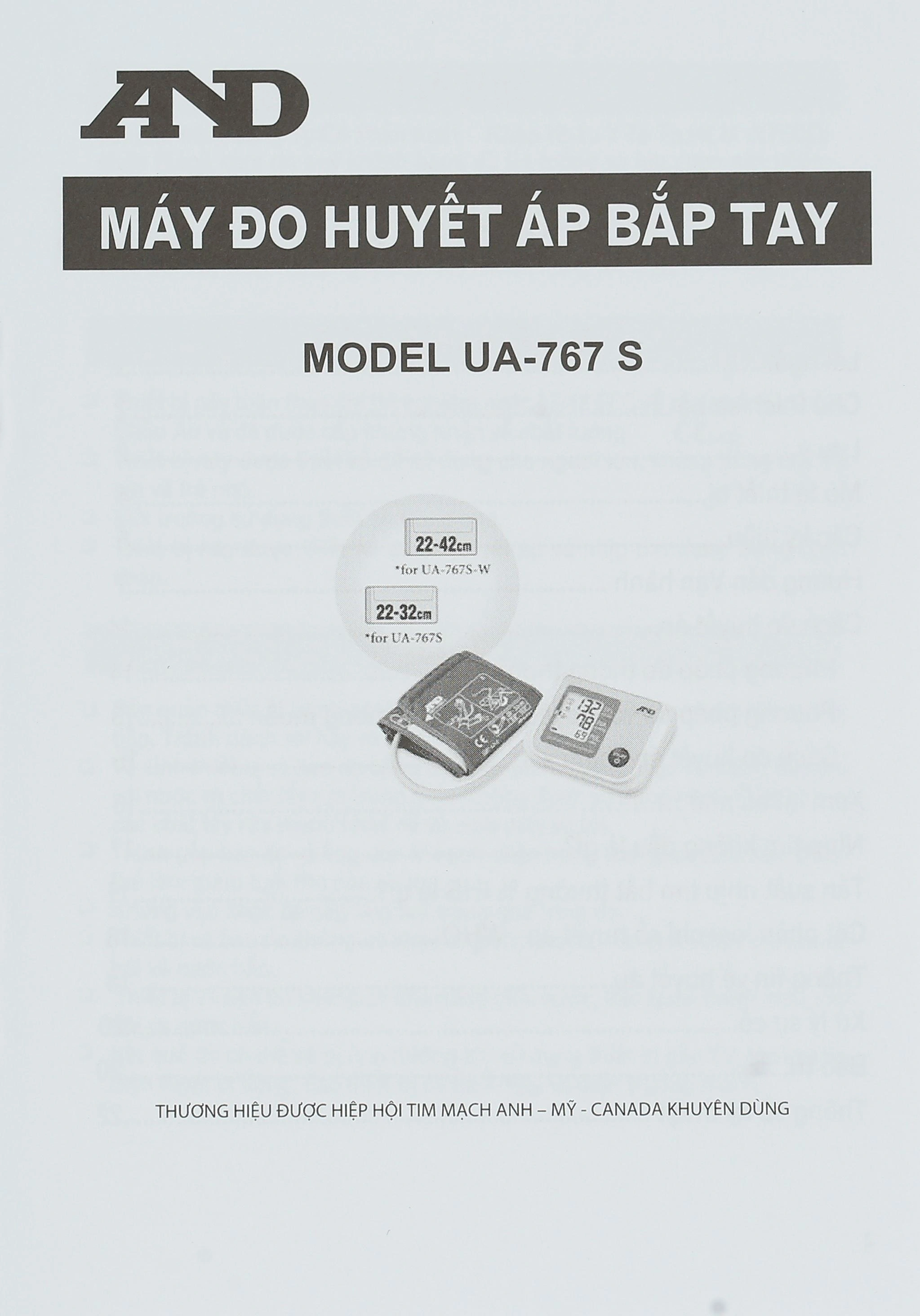 Máy đo huyết áp bắp tay AND UA-767S - 25
