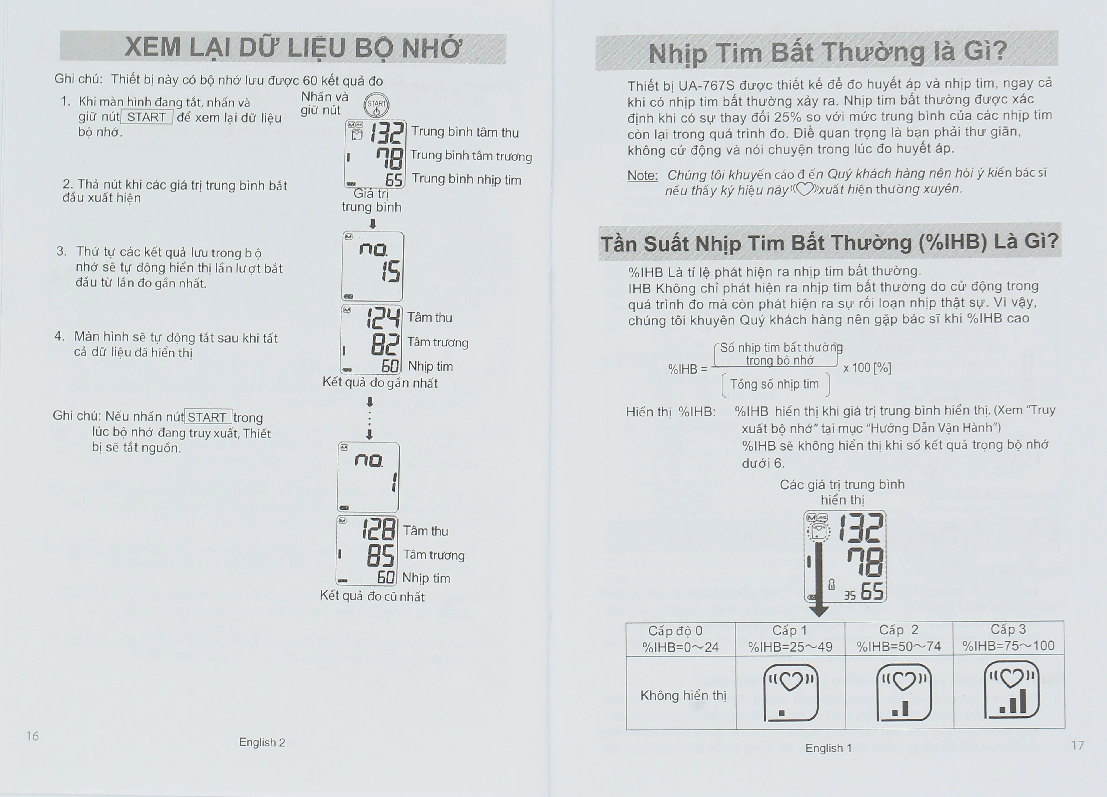 Máy đo huyết áp bắp tay AND UA-767S - 33
