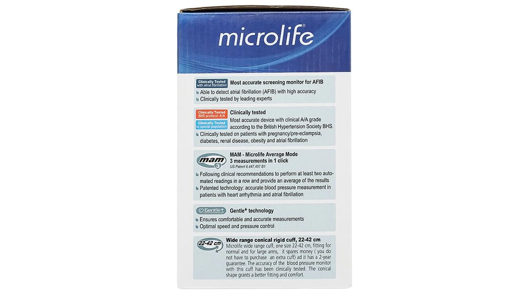 Máy đo huyết áp bắp tay Microlife A6 Basic - 10