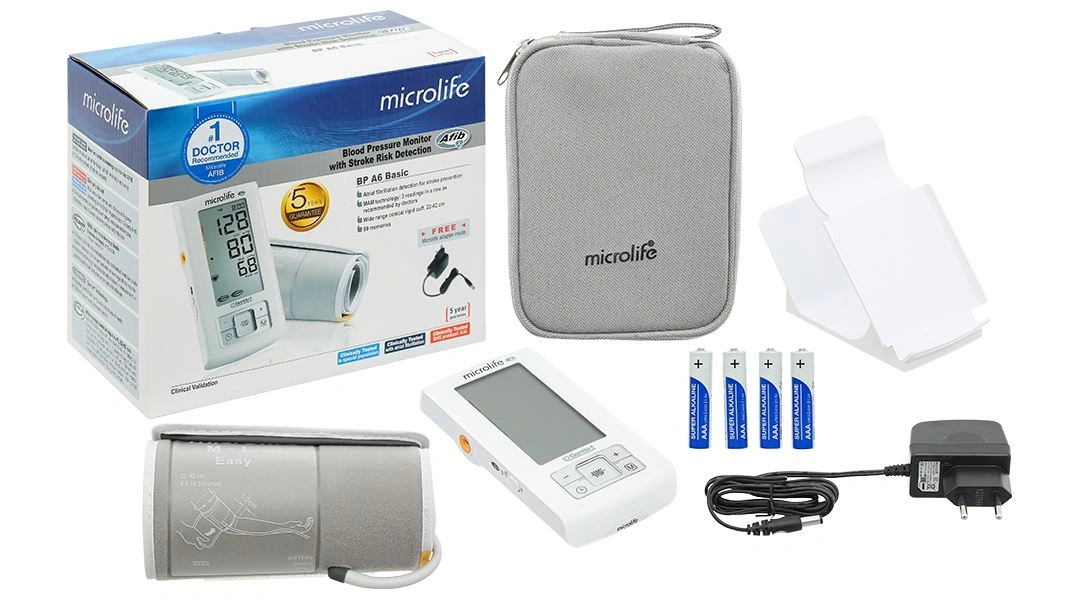 Máy đo huyết áp bắp tay Microlife A6 Basic - 
