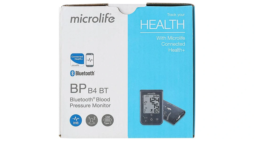 Máy đo huyết áp bắp tay Microlife B4 BT - 12