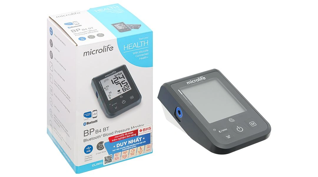 Máy đo huyết áp bắp tay Microlife B4 BT - 1