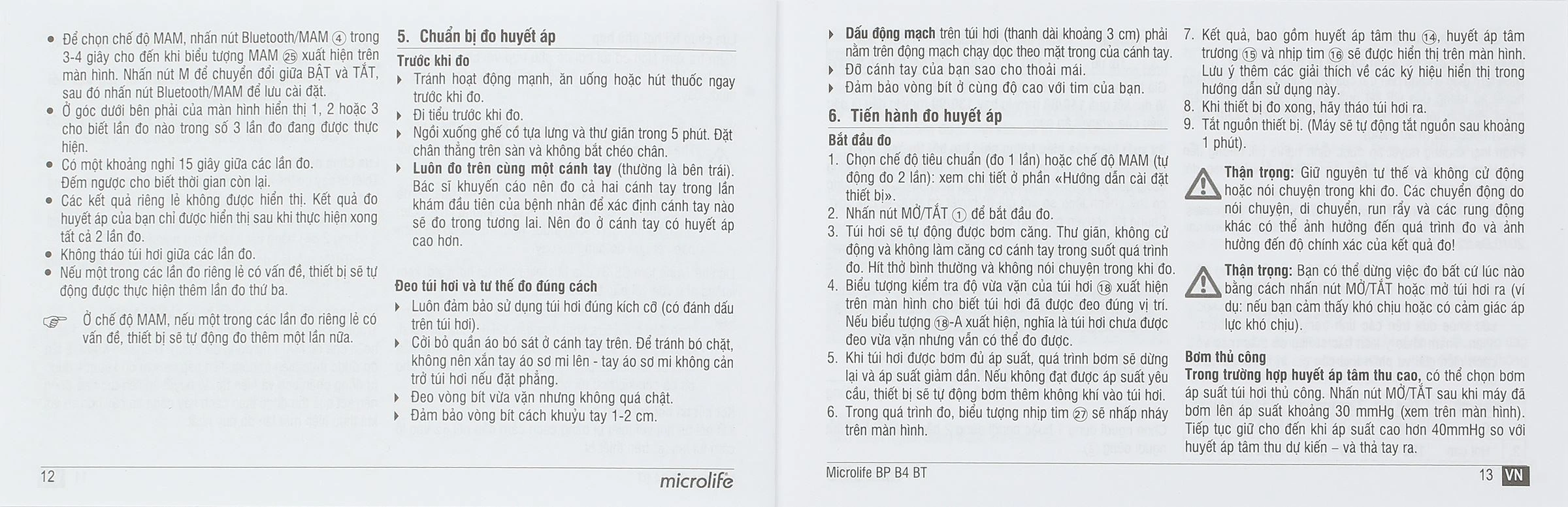 Máy đo huyết áp bắp tay Microlife B4 BT - 24