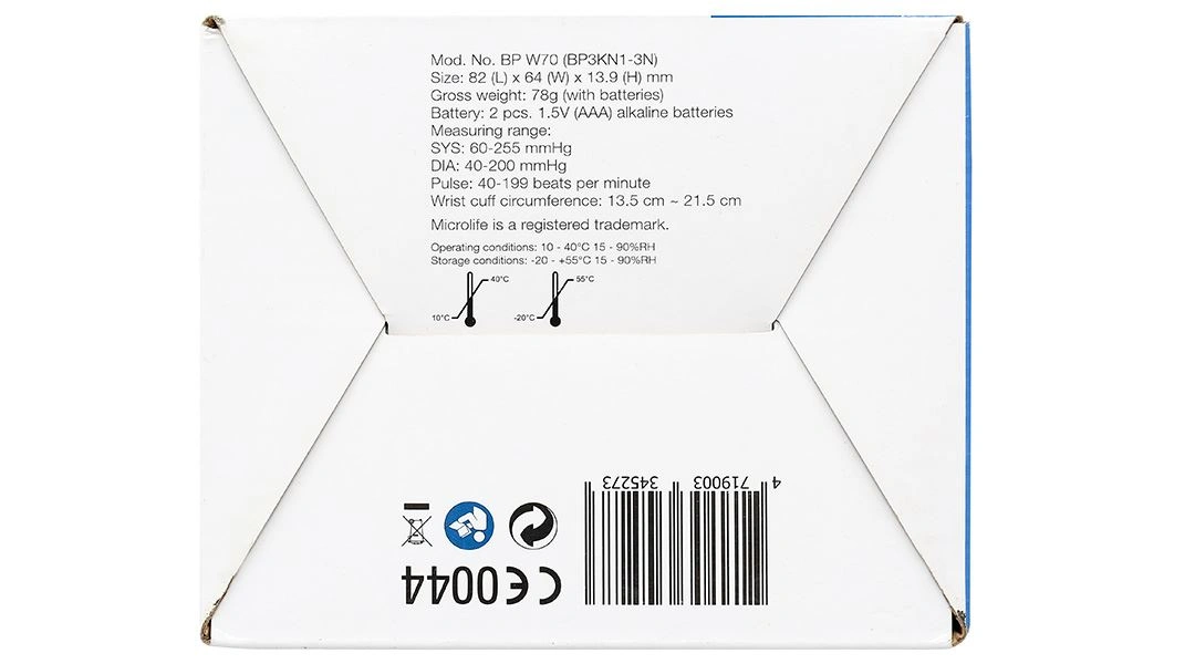Máy đo huyết áp cổ tay Micorlife W70 - 11