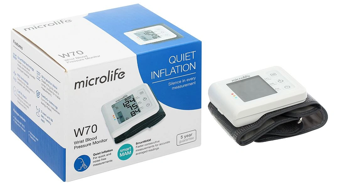 Máy đo huyết áp cổ tay Micorlife W70 - 1