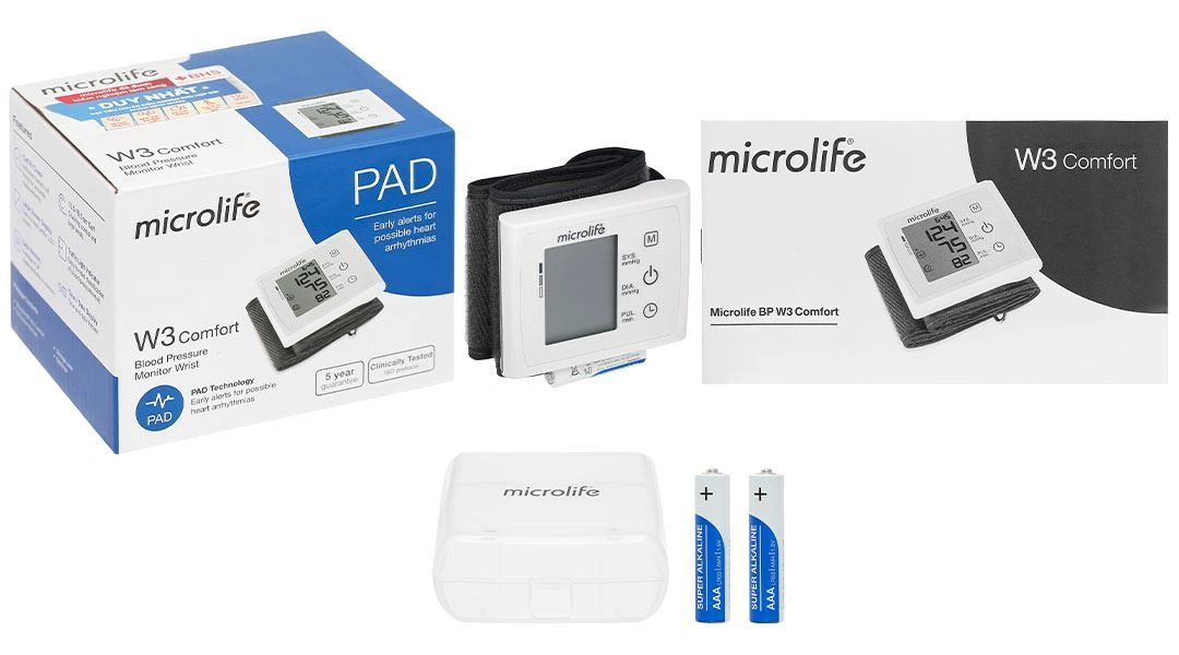 Máy đo huyết áp cổ tay Microlife W3 Comfort - 