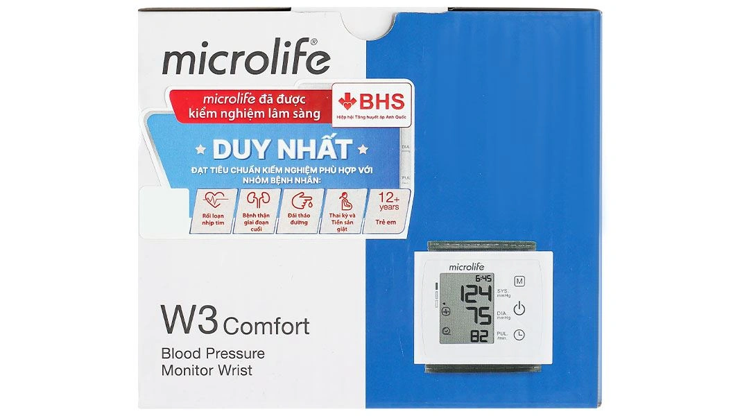 Máy đo huyết áp cổ tay Microlife W3 Comfort - 12