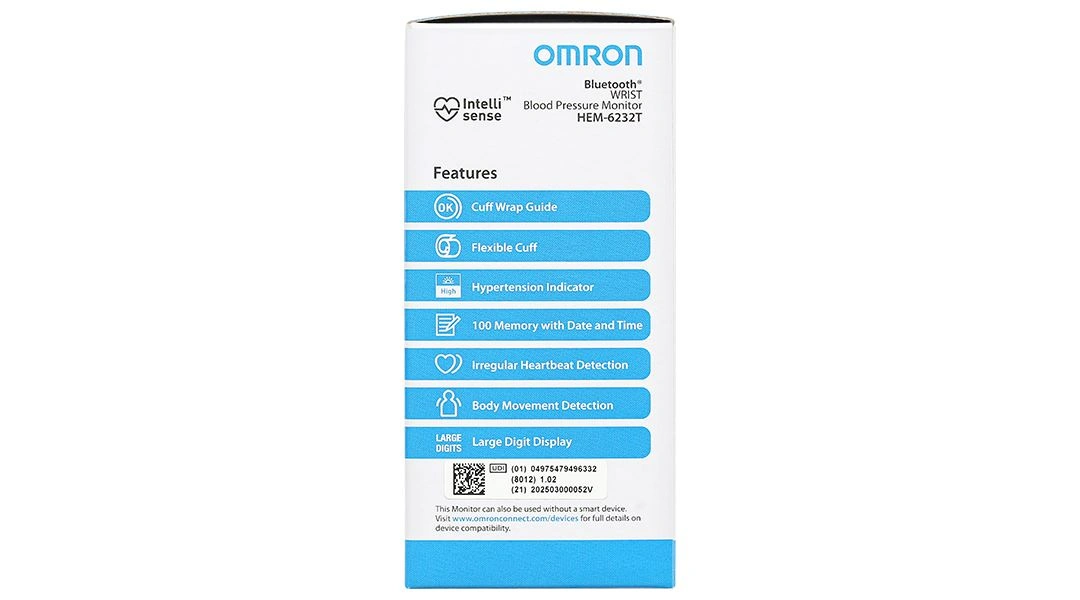 Máy đo huyết áp cổ tay Omron HEM-6232T - 10