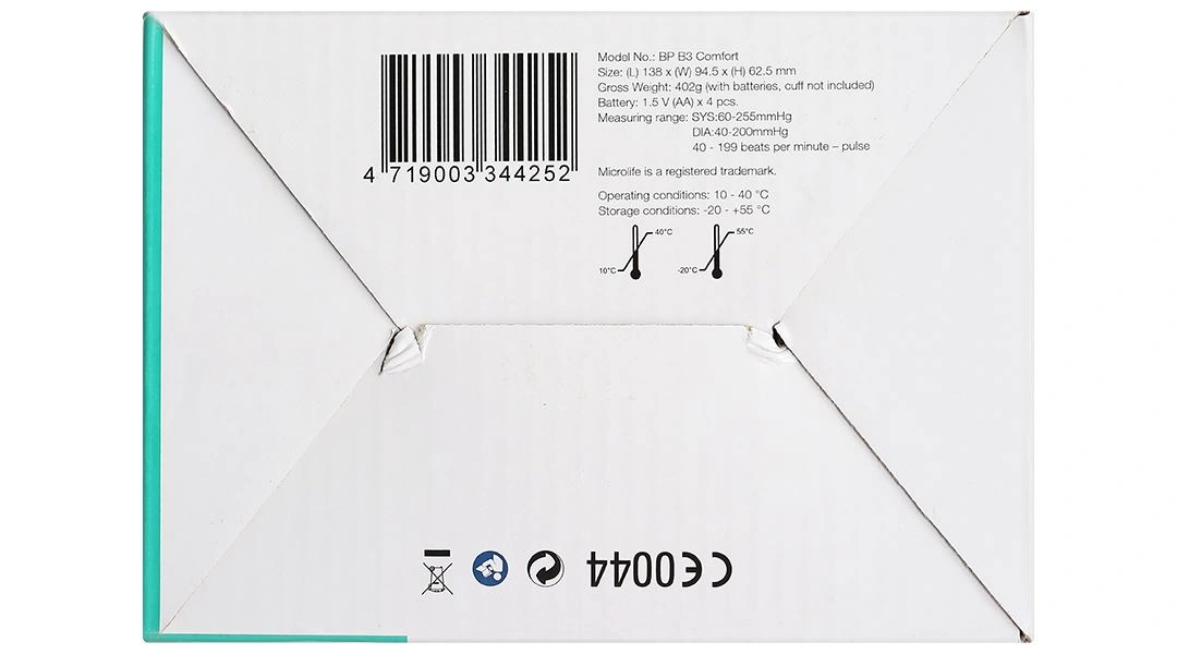 Máy đo huyết áp bắp tay Microlife B3 Comfort - 13