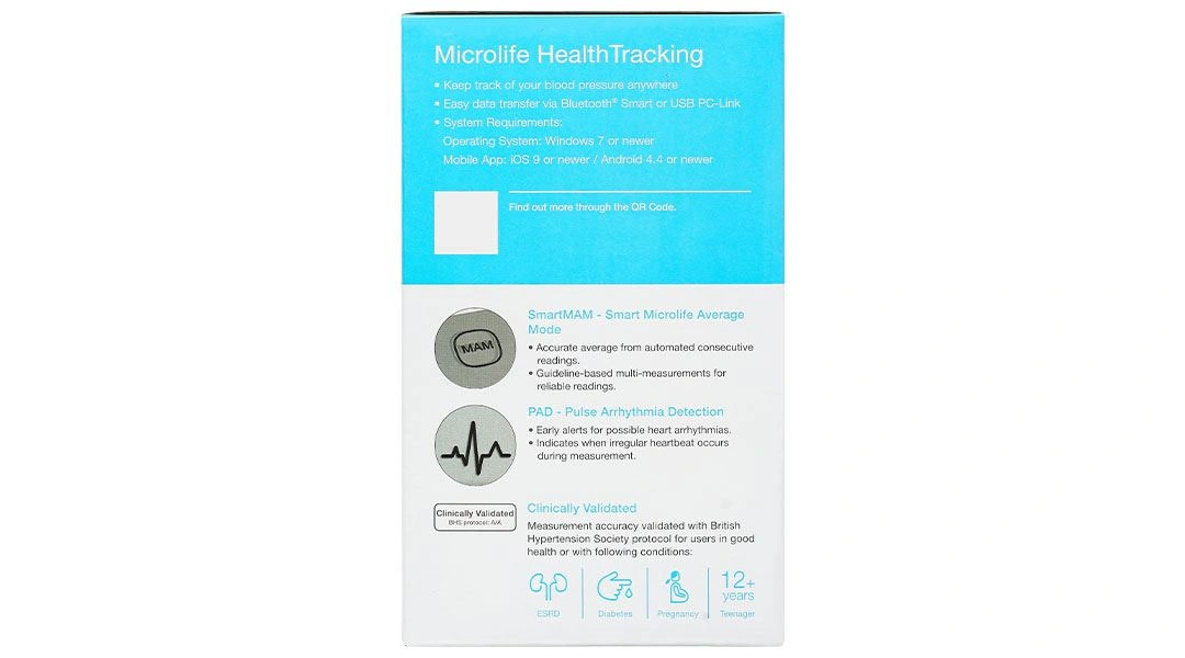 Máy đo huyết áp bắp tay Microlife B3 BT - 10