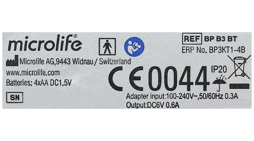 Máy đo huyết áp bắp tay Microlife B3 BT - 15