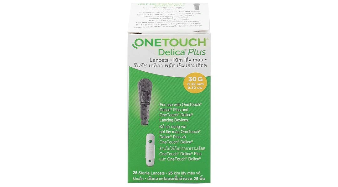 Kim lấy máu One Touch Delica Plus 30G hộp 25 que - 1