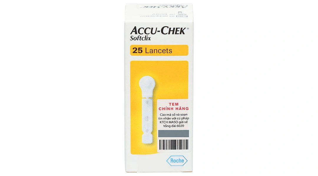 Kim lấy máu Accu-Chek Softclix hộp 25 que - 1