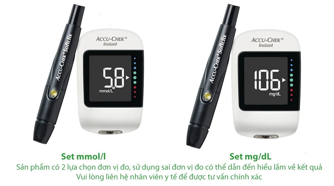 Máy đo đường huyết Accu-Chek Instant - 