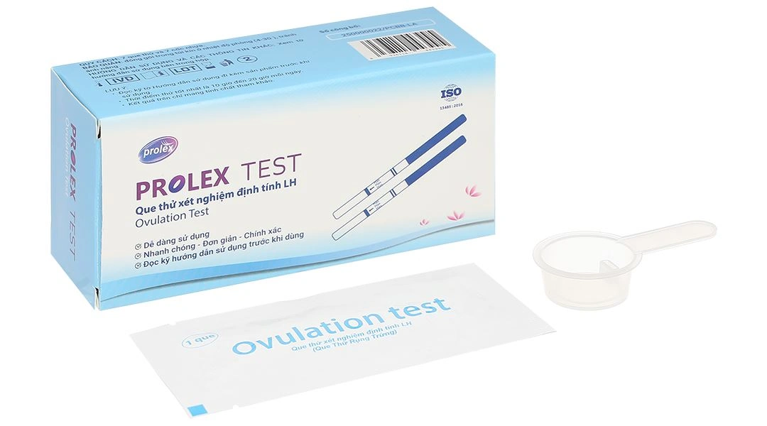 Que thử rụng trứng Prolex Ovulation Test hộp 7 que - 