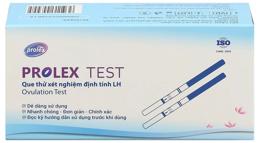 Que thử rụng trứng Prolex Ovulation Test hộp 7 que - 1