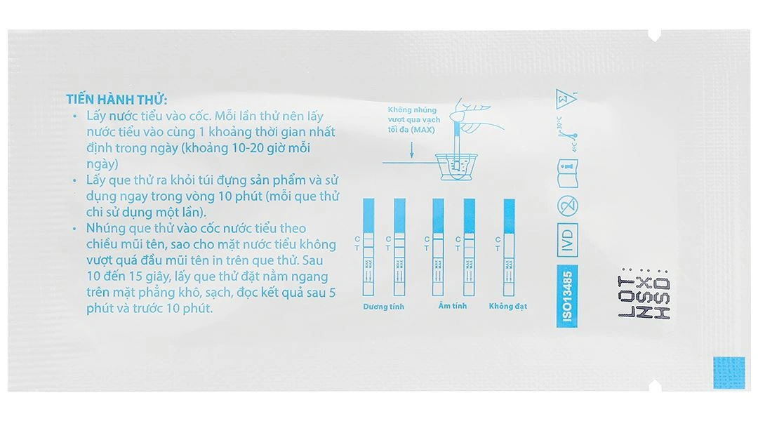 Que thử rụng trứng Prolex Ovulation Test hộp 7 que - 6