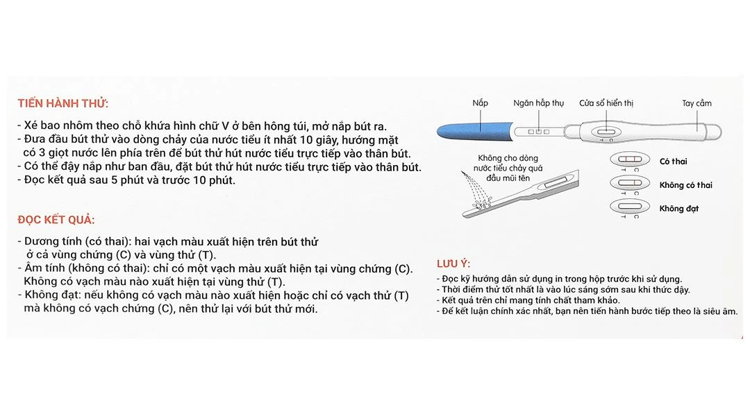 Bút thử thai Prolex Pregnancy Test hộp 1 bút - 9