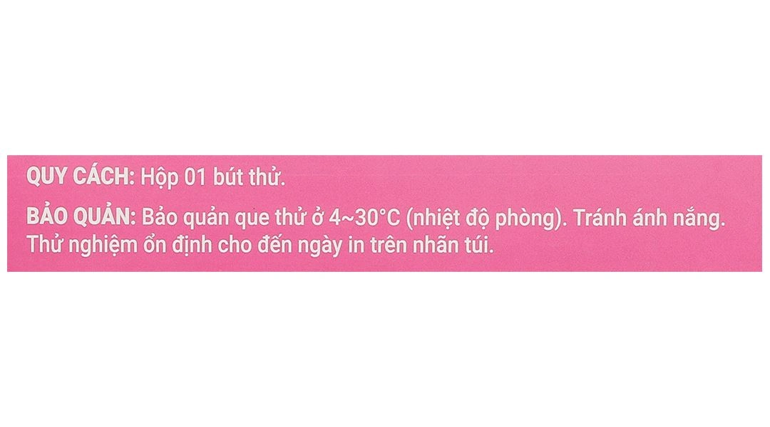 Bút thử thai Prolex Pregnancy Test hộp 1 bút - 10