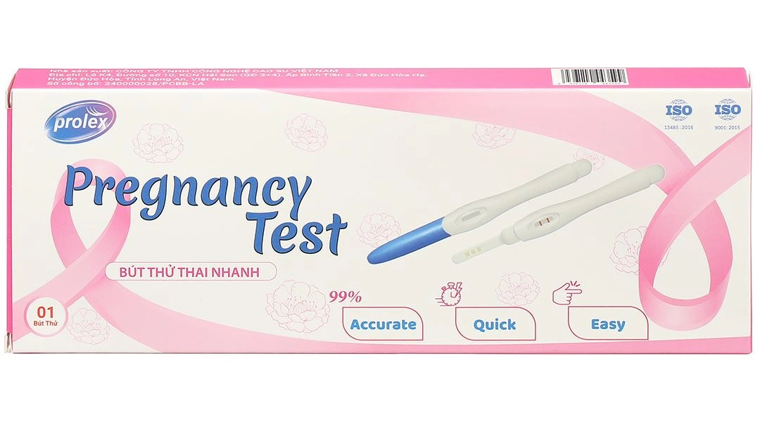 Bút thử thai Prolex Pregnancy Test hộp 1 bút - 1