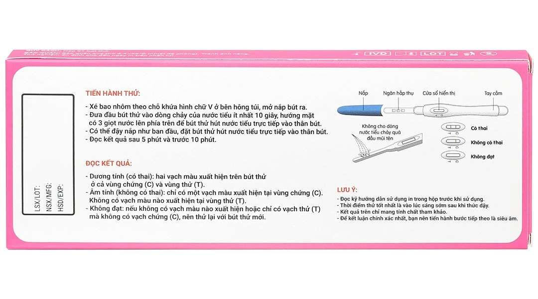 Bút thử thai Prolex Pregnancy Test hộp 1 bút - 2