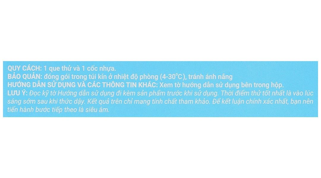 Que thử thai Prolex Pregnancy Test hộp 1 que - 10