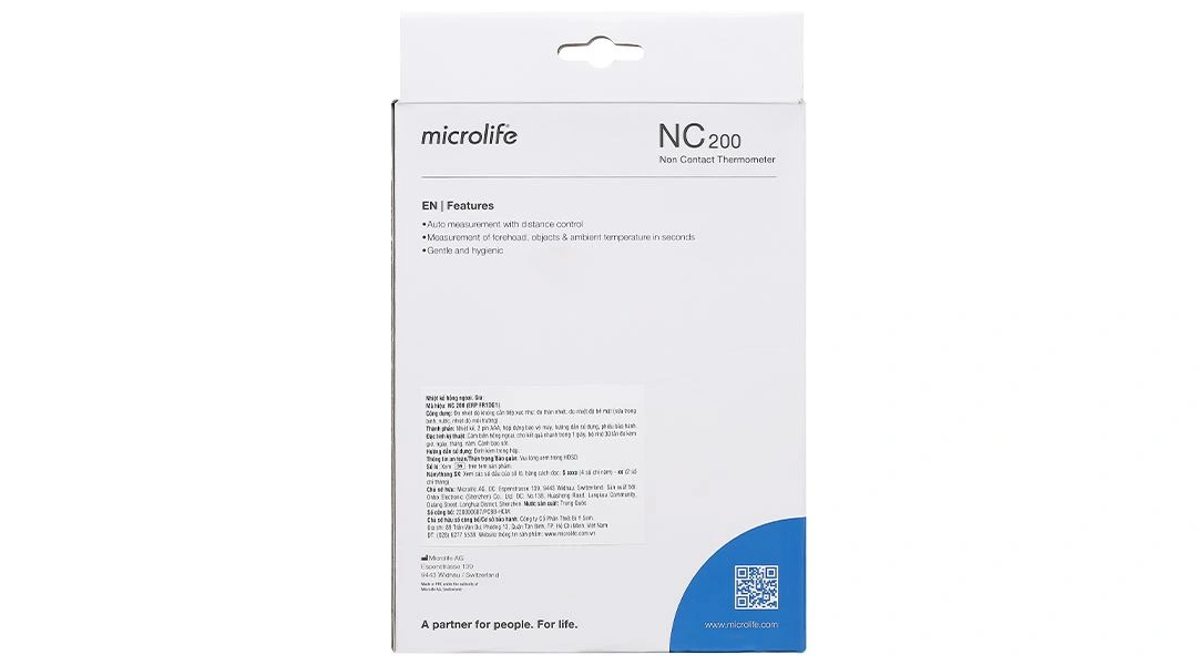 Nhiệt kế hồng ngoại đo trán Microlife NC200 - 7