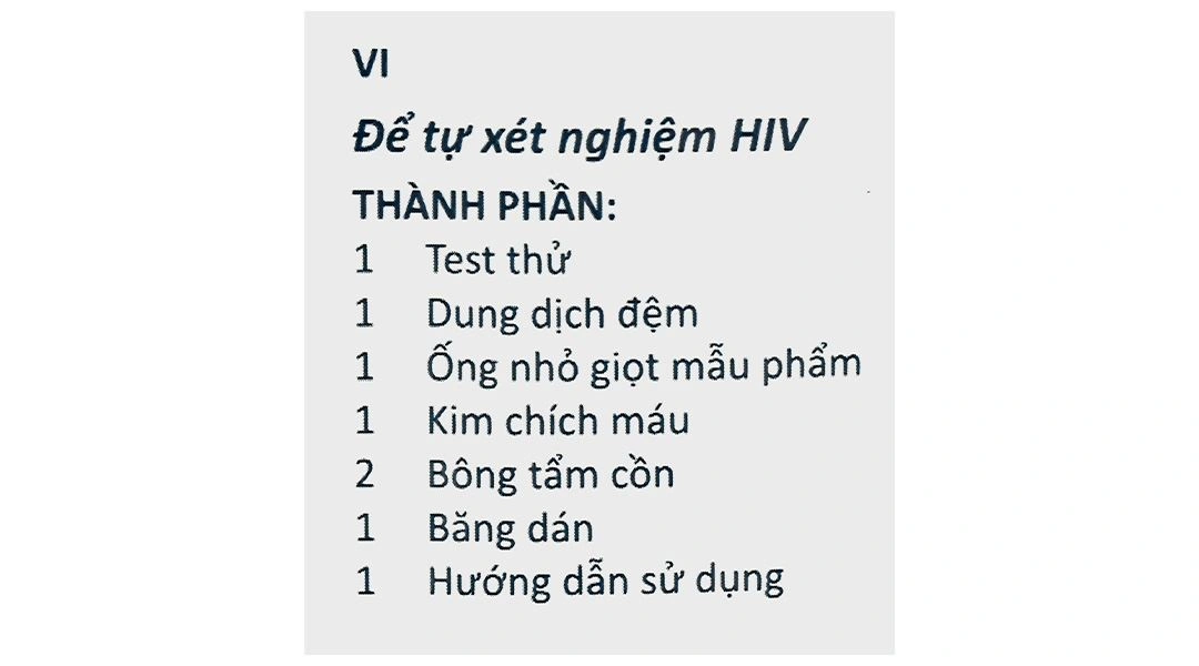 Bộ xét nghiệm HIV Abbott CheckNOW túi 1 bộ - 9