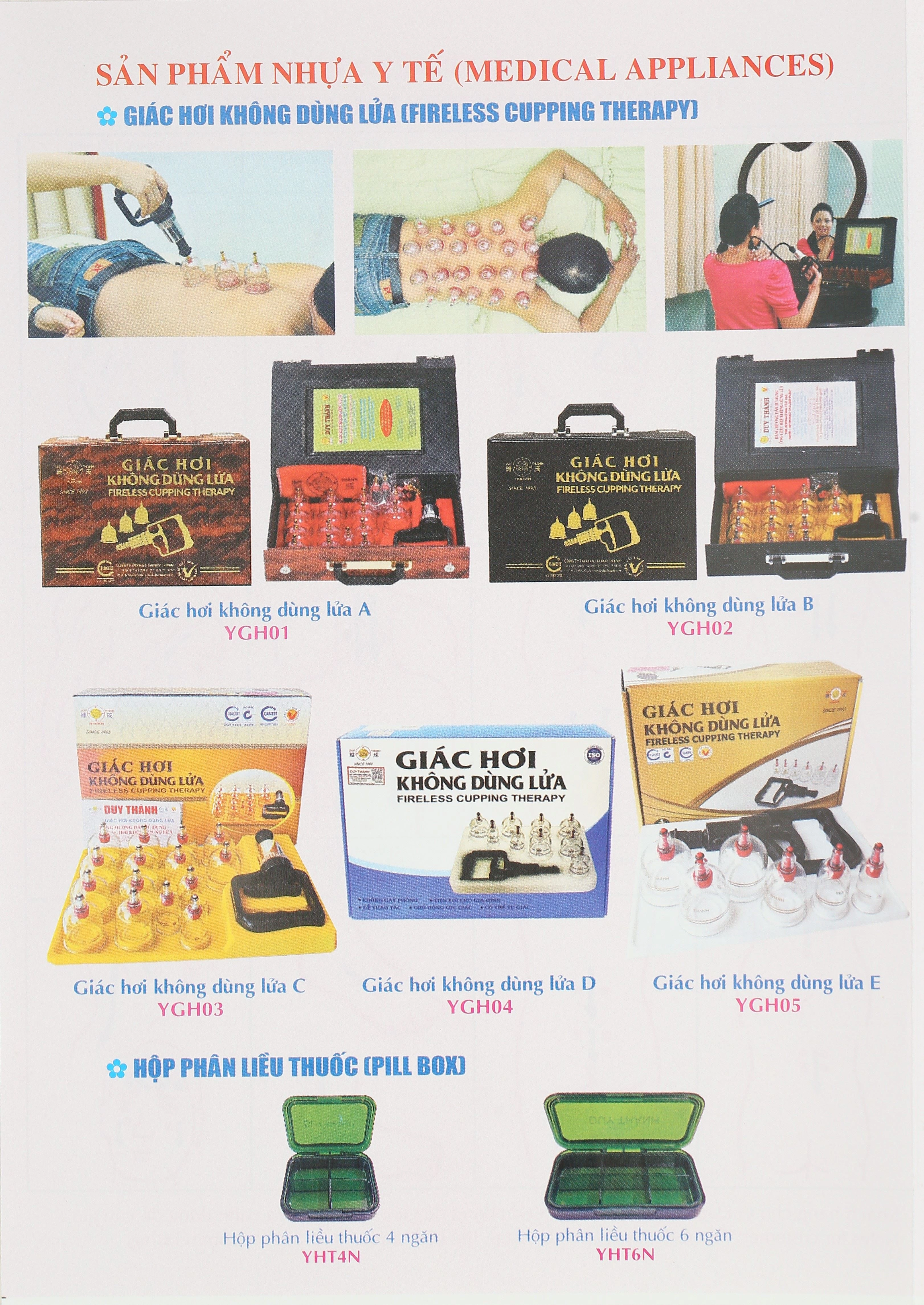 Bộ giác hơi không dùng lửa Duy Thành YGH02 - 12