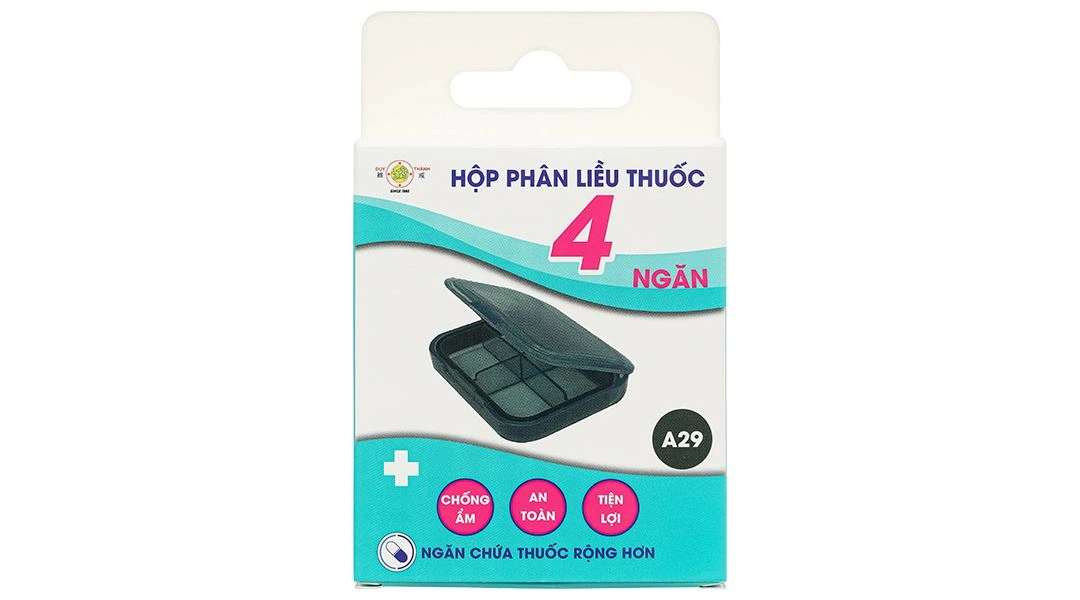 Hộp phân liều thuốc Duy Thành A29 4 ngăn - 5
