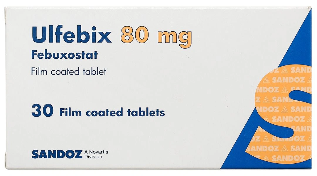 Ulfebix 80mg điều trị tăng acid uric máu (3 vỉ x 10 viên) - 1