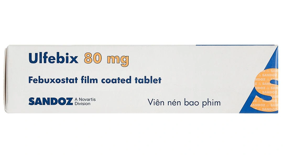 Ulfebix 80mg điều trị tăng acid uric máu (3 vỉ x 10 viên) - 3