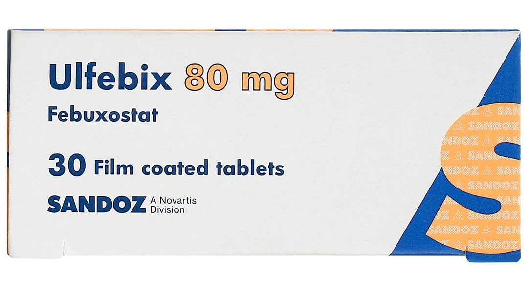 Ulfebix 80mg điều trị tăng acid uric máu (3 vỉ x 10 viên) - 5