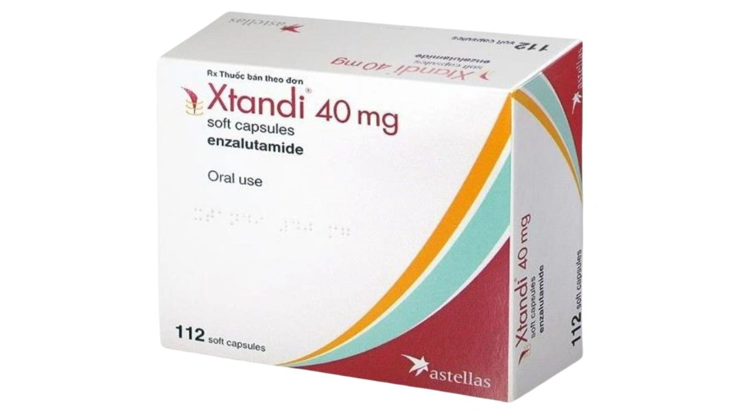 Xtandi 40mg điều trị ung thư tuyến tiền liệt (4 vỉ x 28 viên) - 