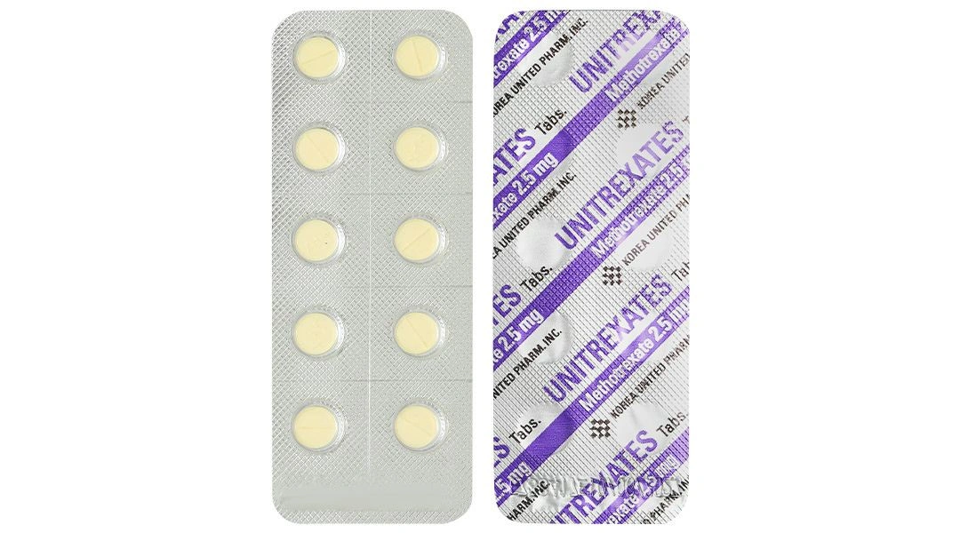 Unitrexates 2.5mg điều trị các bệnh ung thư, viêm khớp dạng thấp (10 vỉ x 10 viên) - 7