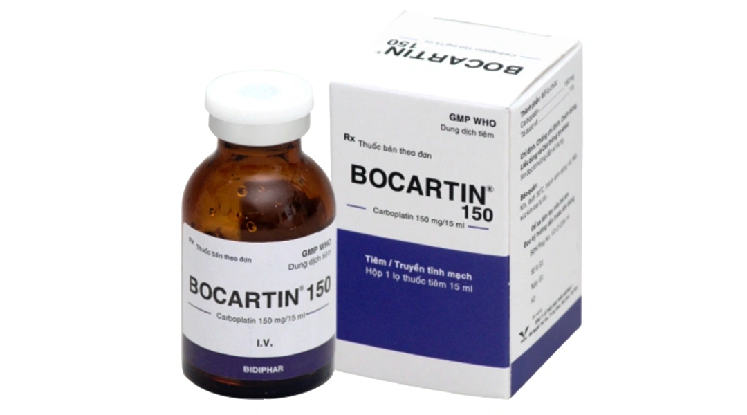 Dung dịch tiêm Bocartin 150mg/15ml điều trị ung thư buồng trứng chai 15ml - 