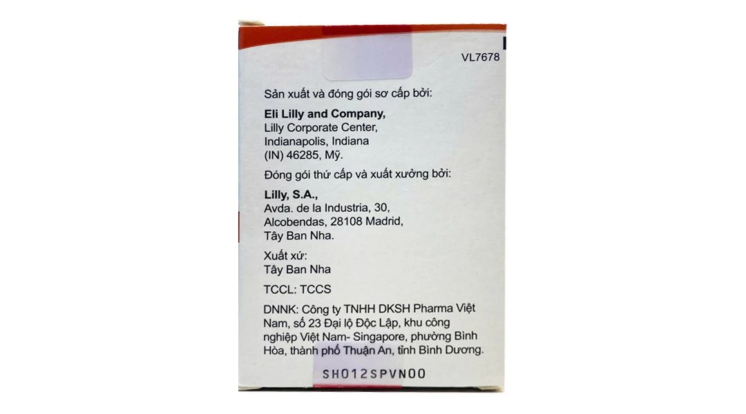 Dung dịch pha tiêm Cyramza 500mg/50ml điều trị ung thư dạ dày chai 50ml - 1