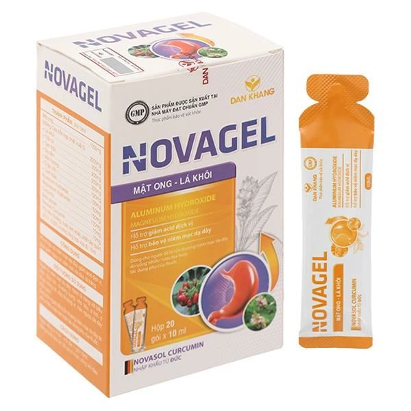 Novagel Dân Khang hỗ trợ bảo vệ niêm mạc dạ dày