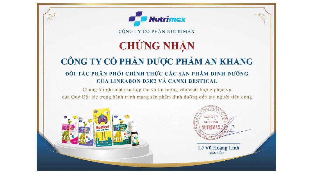 LineaBon K2 + D3 hỗ trợ giảm nguy cơ loãng xương chai 10ml - 20