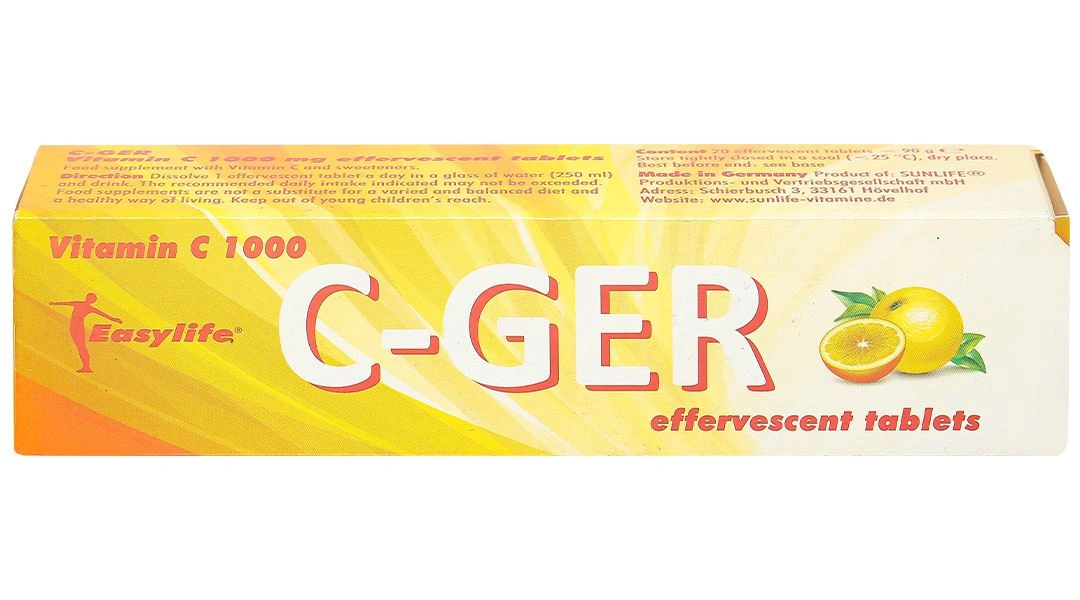 C-Ger 1000 tuýp 20 viên - 1