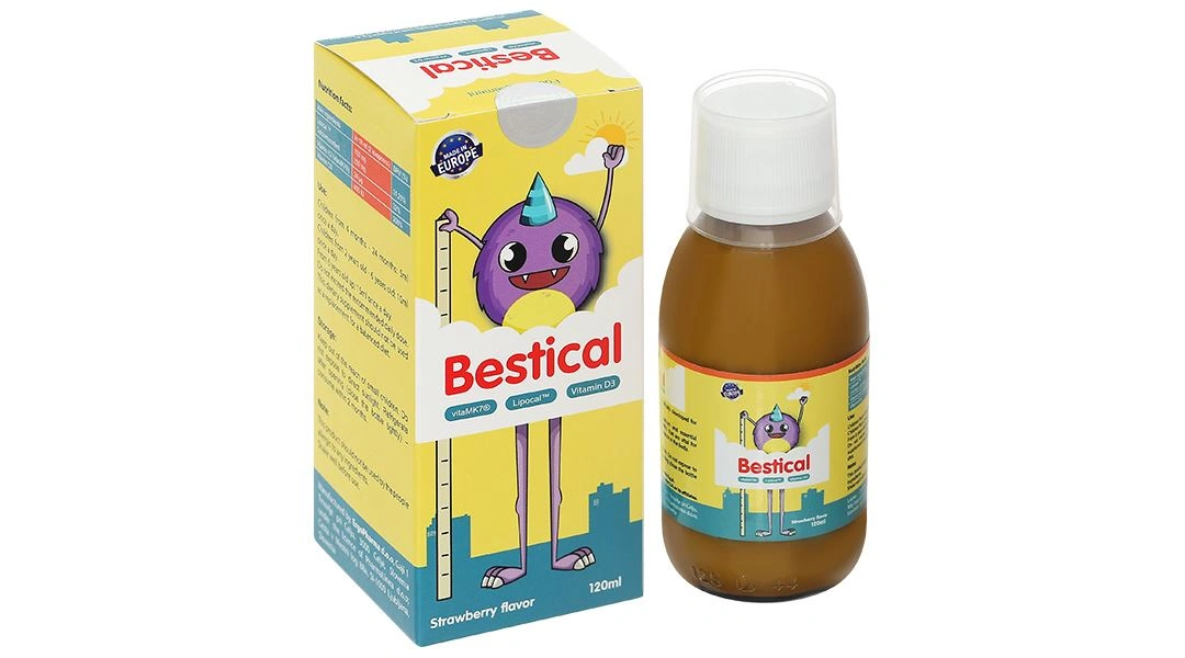 Bestical bổ sung canxi; hỗ trợ xương, răng chắc khỏe chai 120 ml - 1