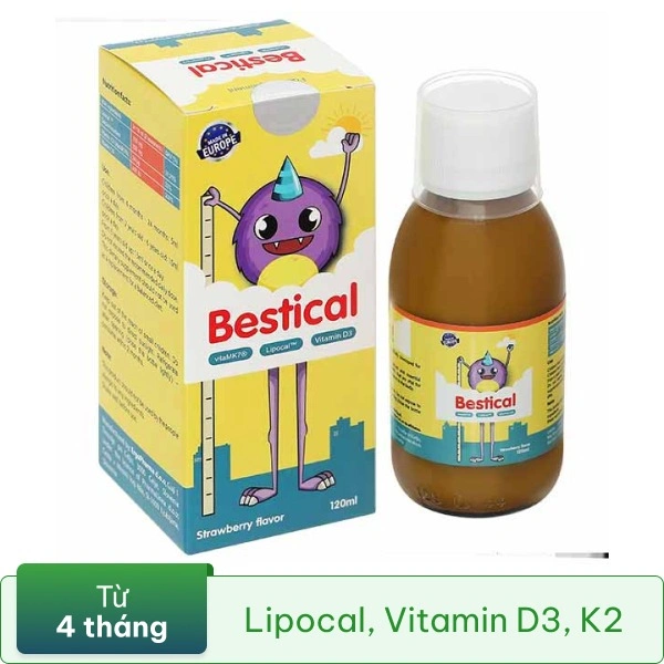 Bestical bổ sung canxi; hỗ trợ xương, răng chắc khỏe