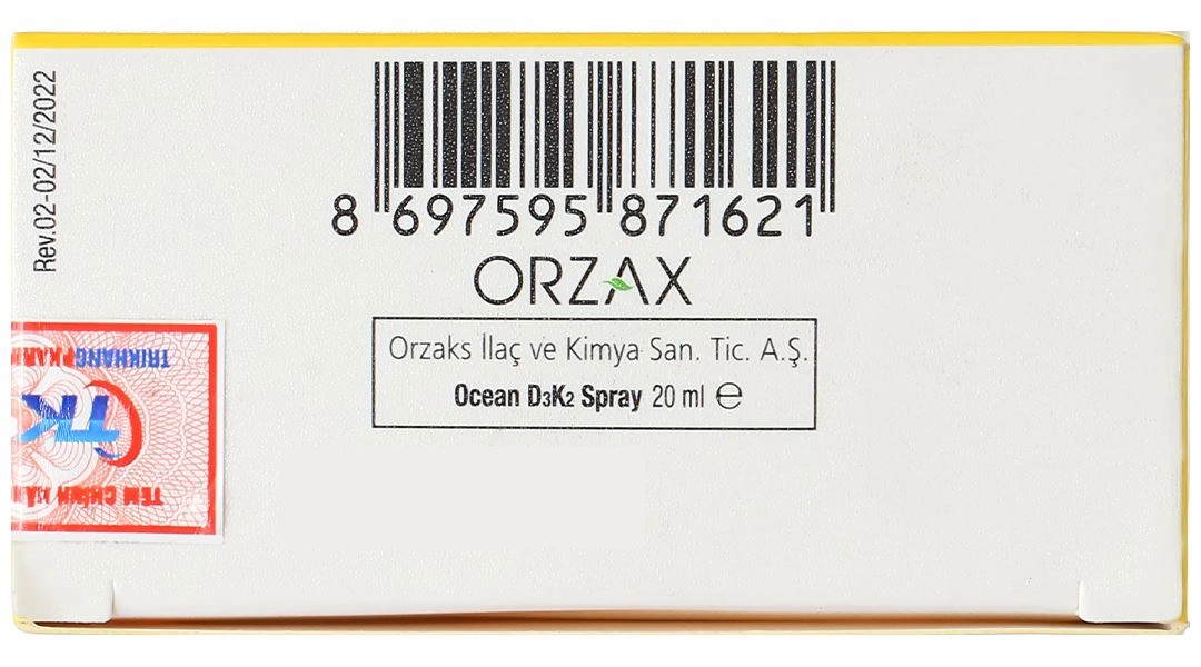 Ocean D3K2 hỗ trợ tăng cường hấp thu canxi chai 20ml - 5